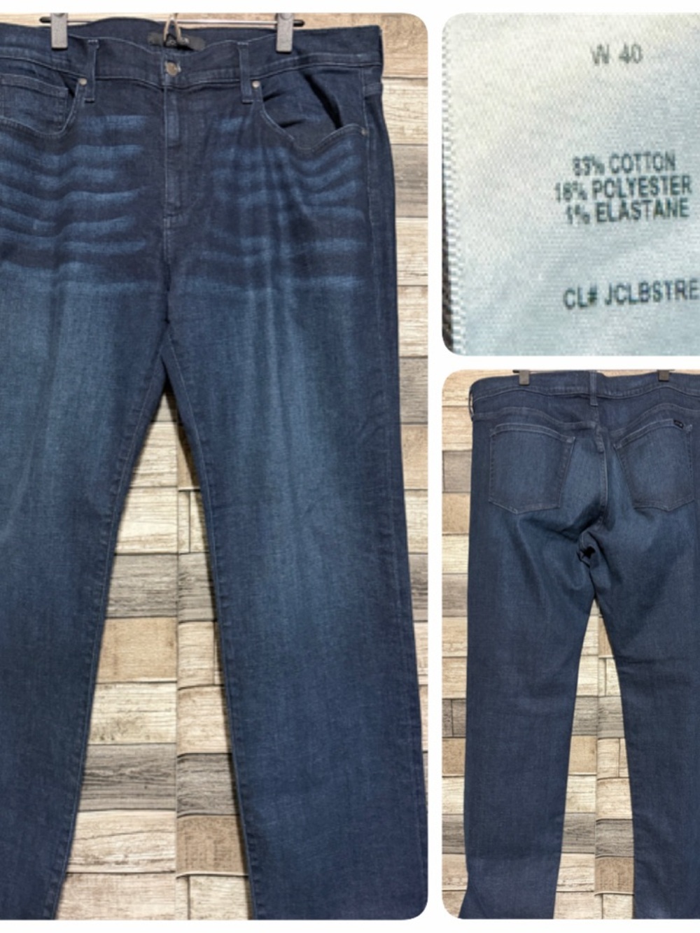 Joes Jeans Kinetic Classic Straight Leg Jeans Men’s 40x34 Blue Dark Wash Stretch